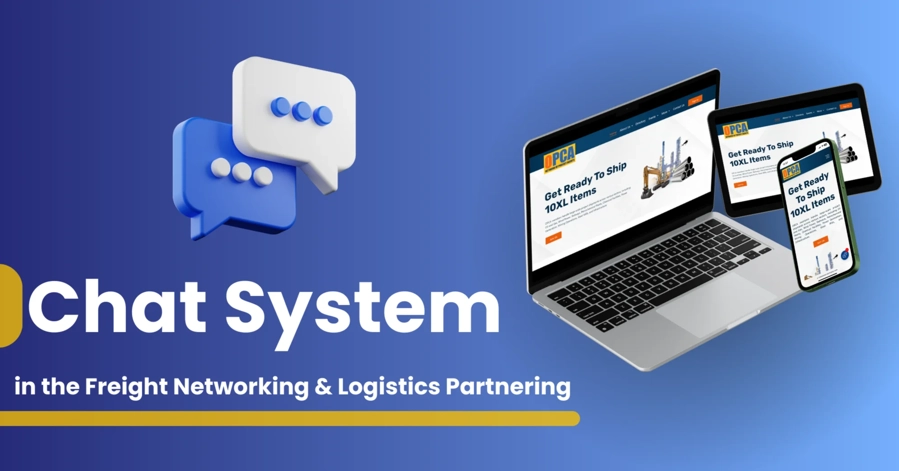 Chat System In The Freight Networking And Logistics Partnering