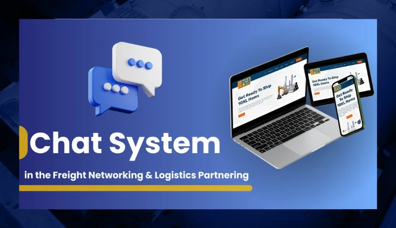 Chat System In The Freight Networking And Logistics Partnering