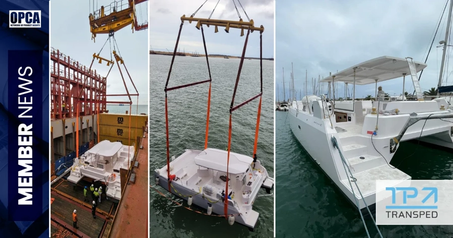 Transped Successfully Imports Large Catamaran from Sri Lanka