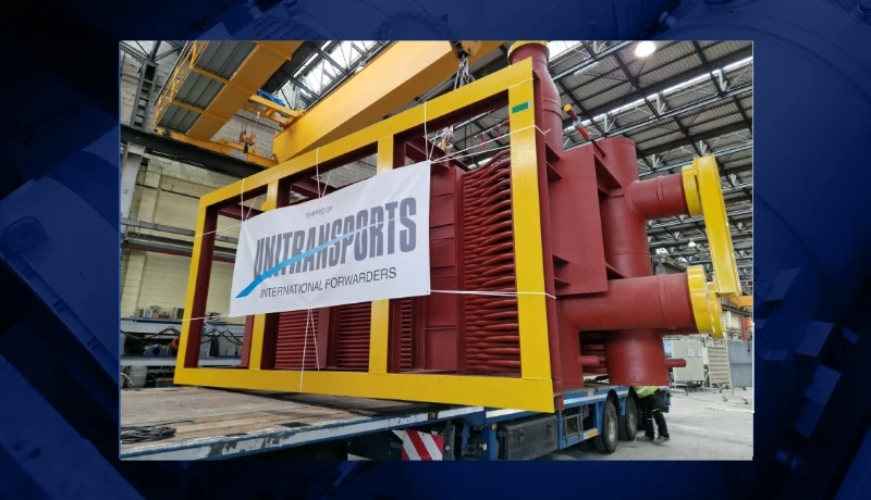 Unitransports Spa Hired to Move 2 Boilers Superheaters