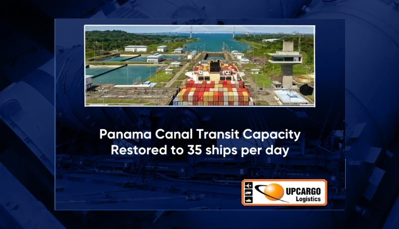 Panama Canal Restores 35 Daily Transits, Raises Draft to 49 Feet