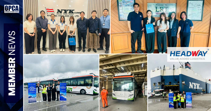 Headway Completes RoRo Bus Delivery at Laem Chabang Port