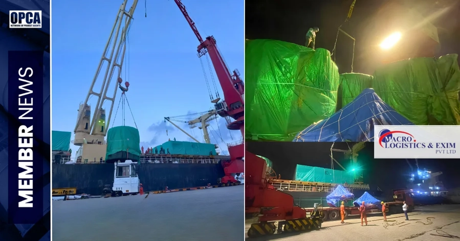 Macro Logistics & Exim Completes 109 MT Heavy Lift Shipment to India