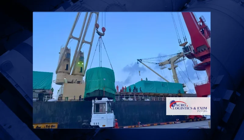 Macro Logistics & Exim Completes 109 MT Heavy Lift Shipment to India
