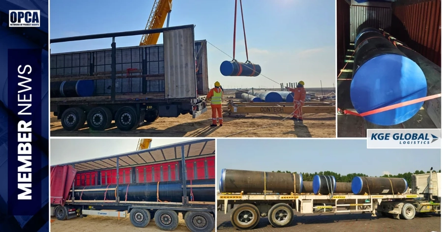 KGE Global Logistics Successfully Delivers Pipes to Kazakhstan