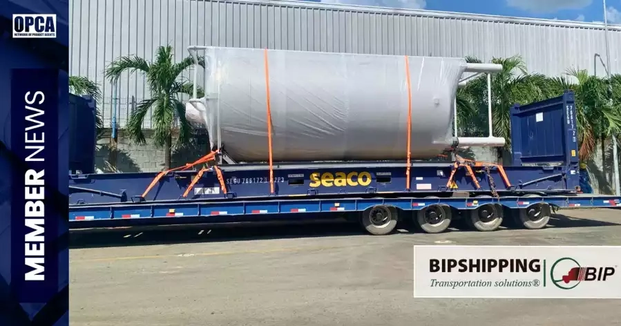 BIP Shipping Exports Salt Buffer Tanks to Long Beach, USA
