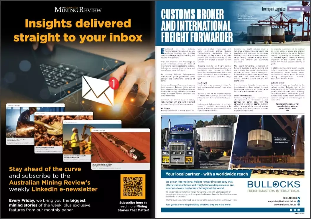 Bullocks Freightmasters International Mining Review