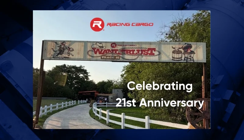 Racing Cargo Celebrates 21 Years of Growth and Success