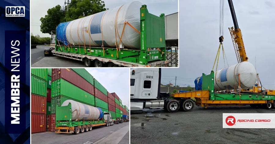 Racing Cargo Handles Cryogenic Tank Project in Mexico