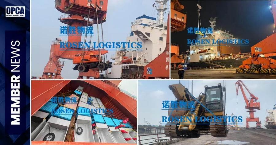 Rosen Logistics Ships Excavator to Morocco