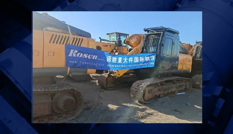 Rosen Logistics Ships Heavy Excavators to Libya