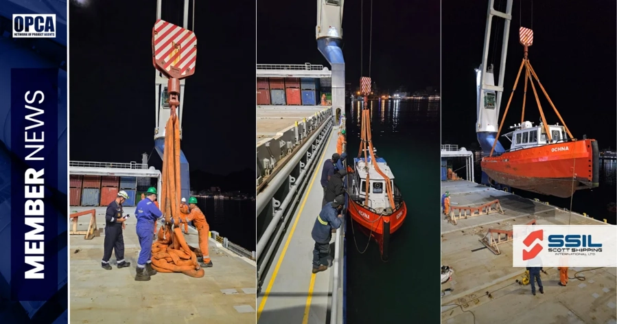 Scott Shipping International Completes 60-Ton Tug Boat Loading