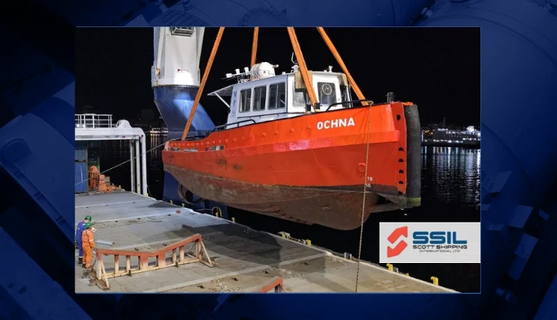 Scott Shipping International Completes 60-Ton Tug Boat Loading