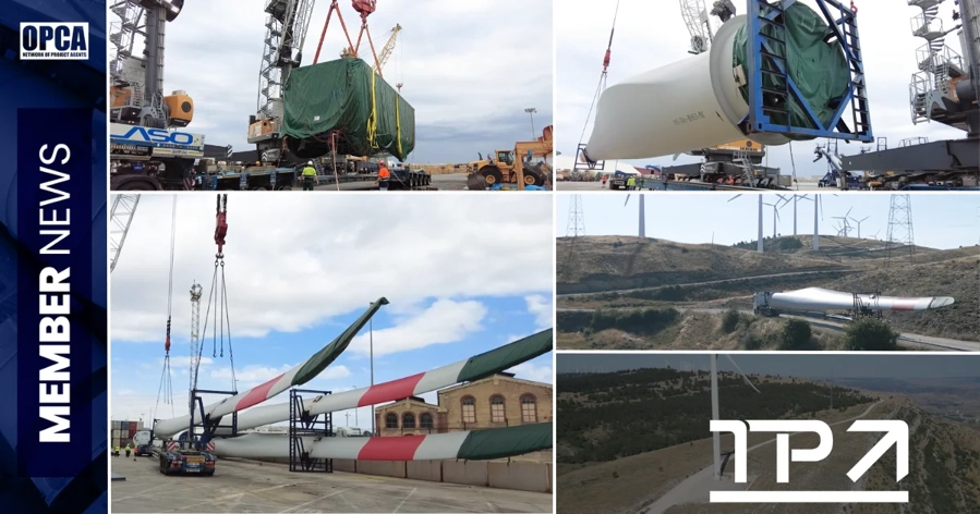 Transped Manages Wind Turbine Import to Spain