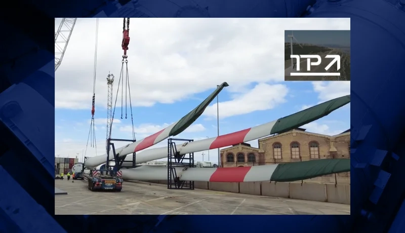 Transped Manages Wind Turbine Import to Spain