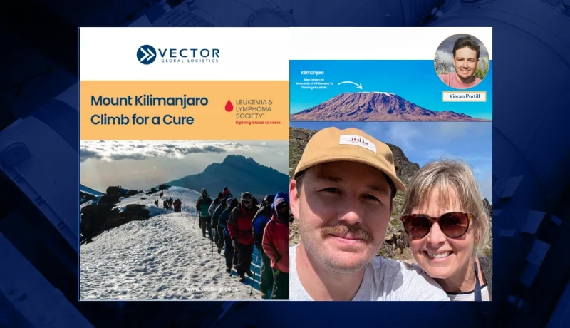 Vector Global Logistics Supports Mount Kilimanjaro Climb for a Cure